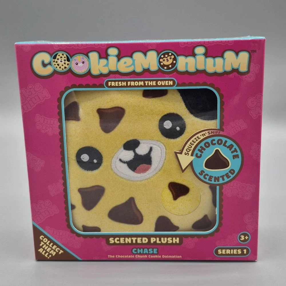 Cookiemonium Chase Scented Cookie Plush Puppy‎ Dog Chocolate Chunk Dalmatian